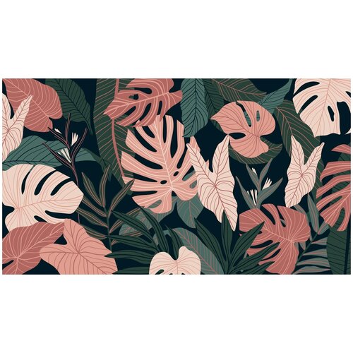 Фотообои Уютная стена Разнообразие прекрасных листьев 480х270 см Бесшовные Премиум (единым полотном)