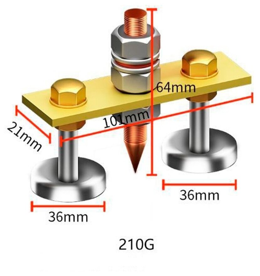 Best Room/ Клемма магнитная "масса" для сварки/ держатель заземления - фотография № 3