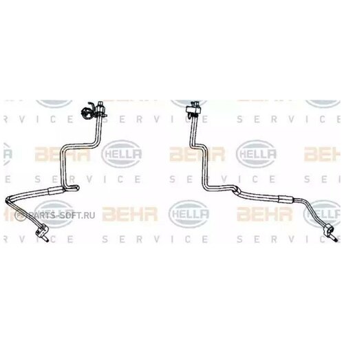 BEHR-HELLA 9GS351338371 Трубка кондиционера Ford Transit Tou 1шт