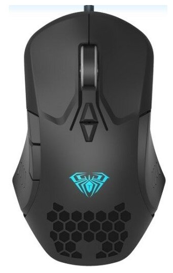 Мышь проводная AULA F809 3200 dpi USB черный
