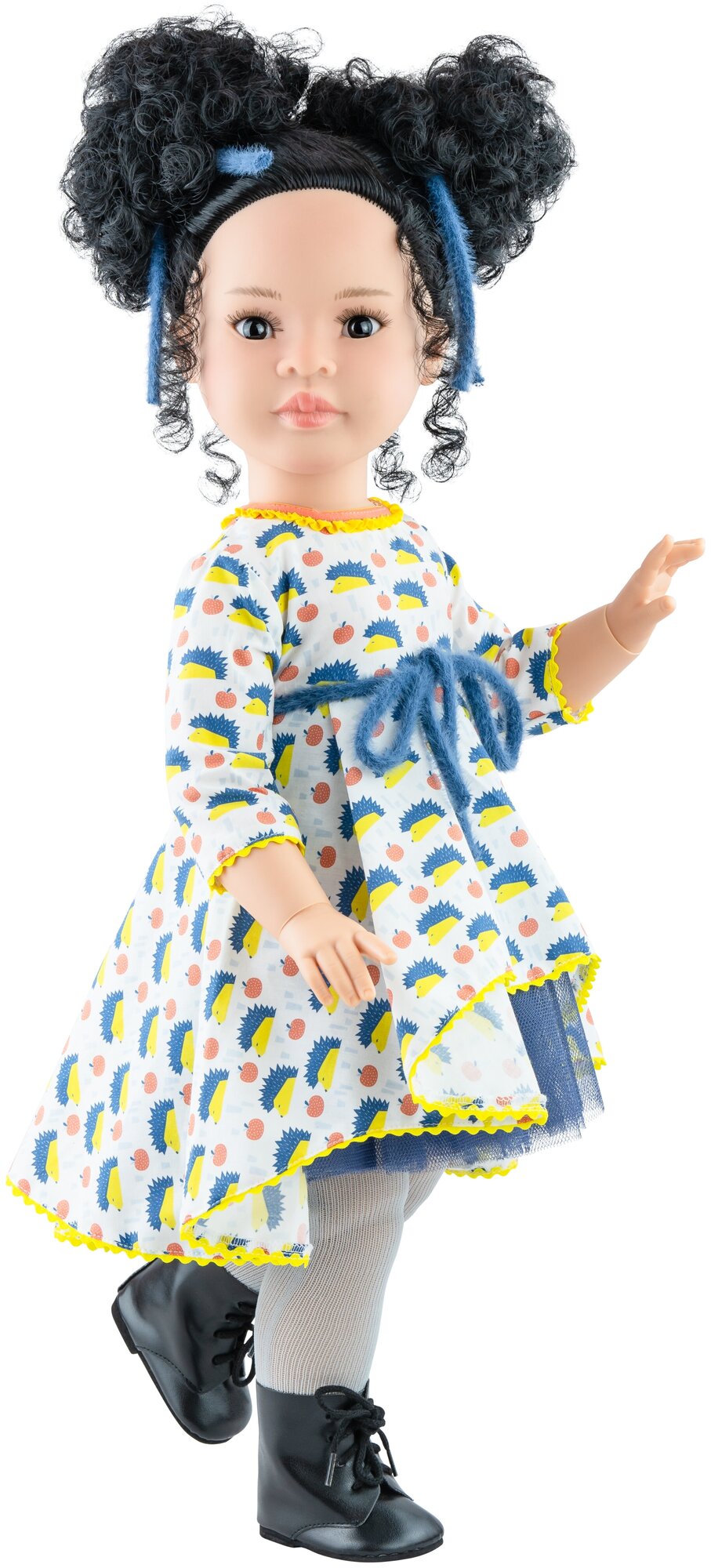 Кукла Paola Reina Мэй в платье с ежиками, шарнирная, 60 см