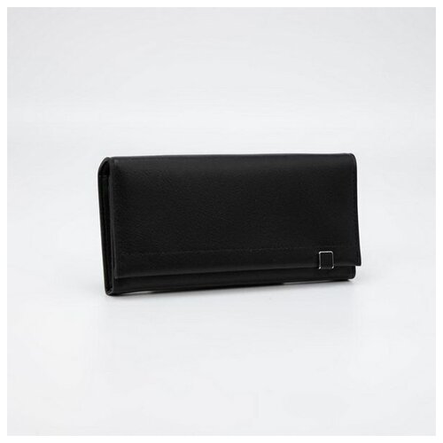 фото Кошелёк на магнитах, цвет чёрный
