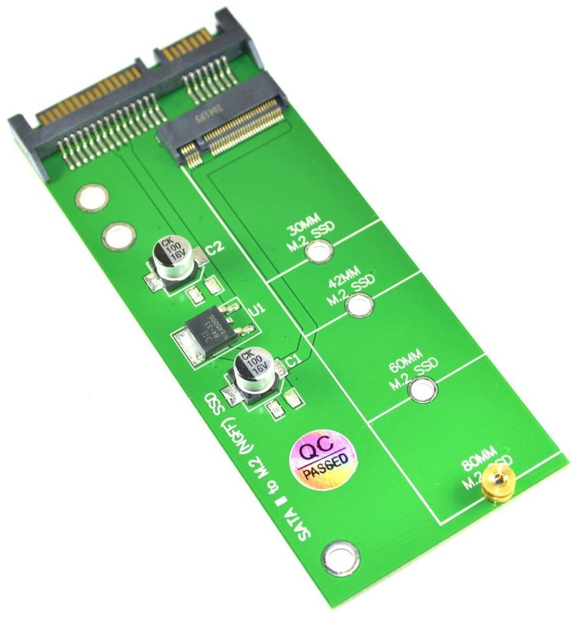 Адаптер M2 NGFF (B+M Key M2) в SSD с SATA3 разъемом