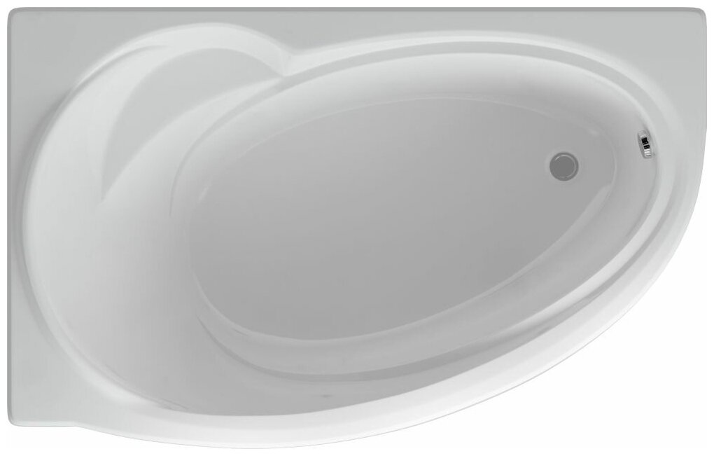 AQUATEK Акриловая ванна Акватек Бетта 160 L, с фронтальным экраном