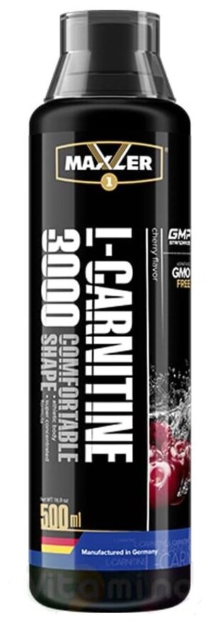 Maxler L-Carnitine (3000 мг) 500 мл вишня