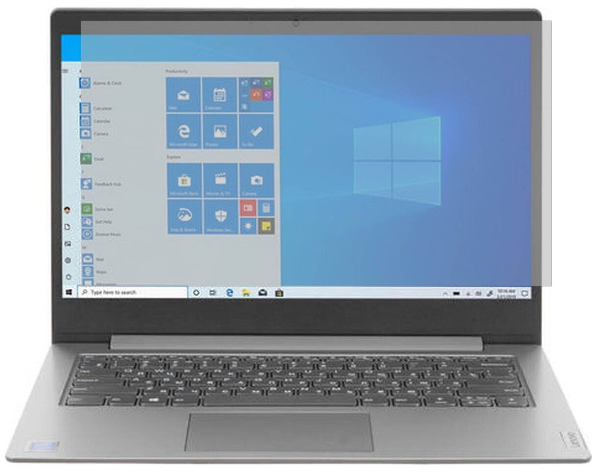 Глянцевая гидрогелевая защитная пленка AlphaSkin для ноутбука Lenovo IP1 14"