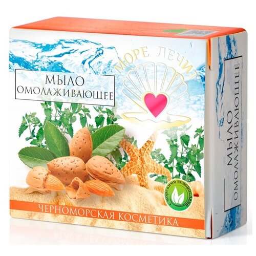 Море лечит мыло для умывания Омолаживающее, 30 мл, 30 г
