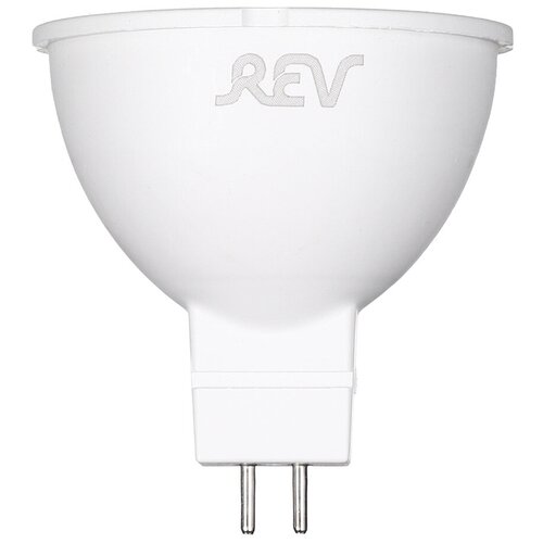 фото Лампа светодиодная rev 5 вт gu5.3 рефлектор mr16 4000к естественный белый свет 12 в