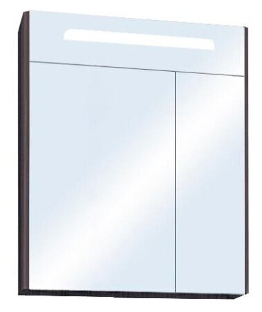Зеркальный шкаф Акватон Сильва 60 с подсветкой 1A216202SIW50 Дуб макиато