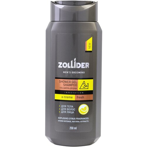 Гель для душа и шампунь Zollider Xtreme Fresh 3в1 445₽