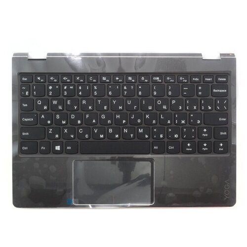 Клавиатура для ноутбука Lenovo Yoga 710-11IKB черная с черным топкейсом 456000₽