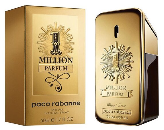 Paco Rabanne Мужской 1 Million Parfum Парфюмированная вода (edp) 50мл