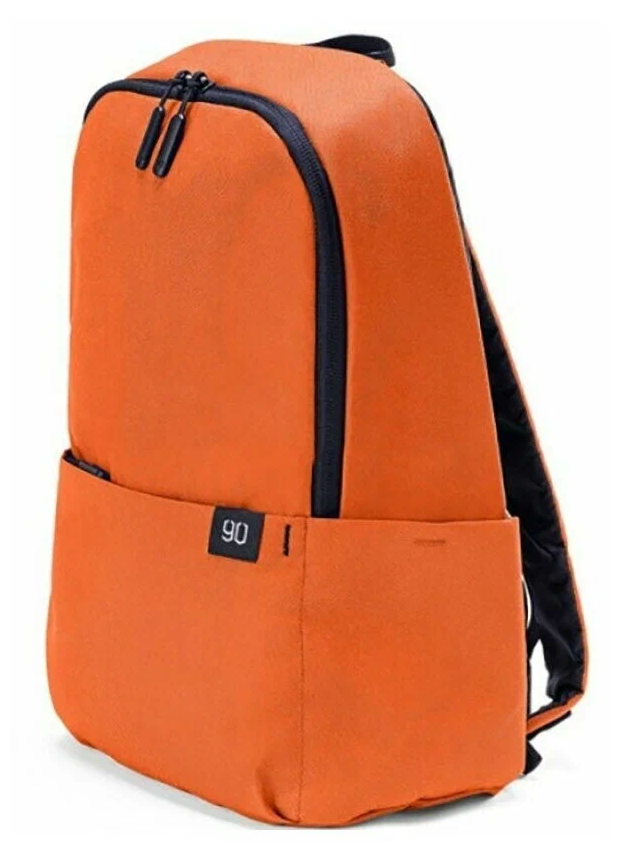 Рюкзак Xiaomi NINETYGO TINY LIGHTWEIGHT CASUAL (2124-ORANGE) 29x14x35см 12л. полиэстер оранжевый - фото №4