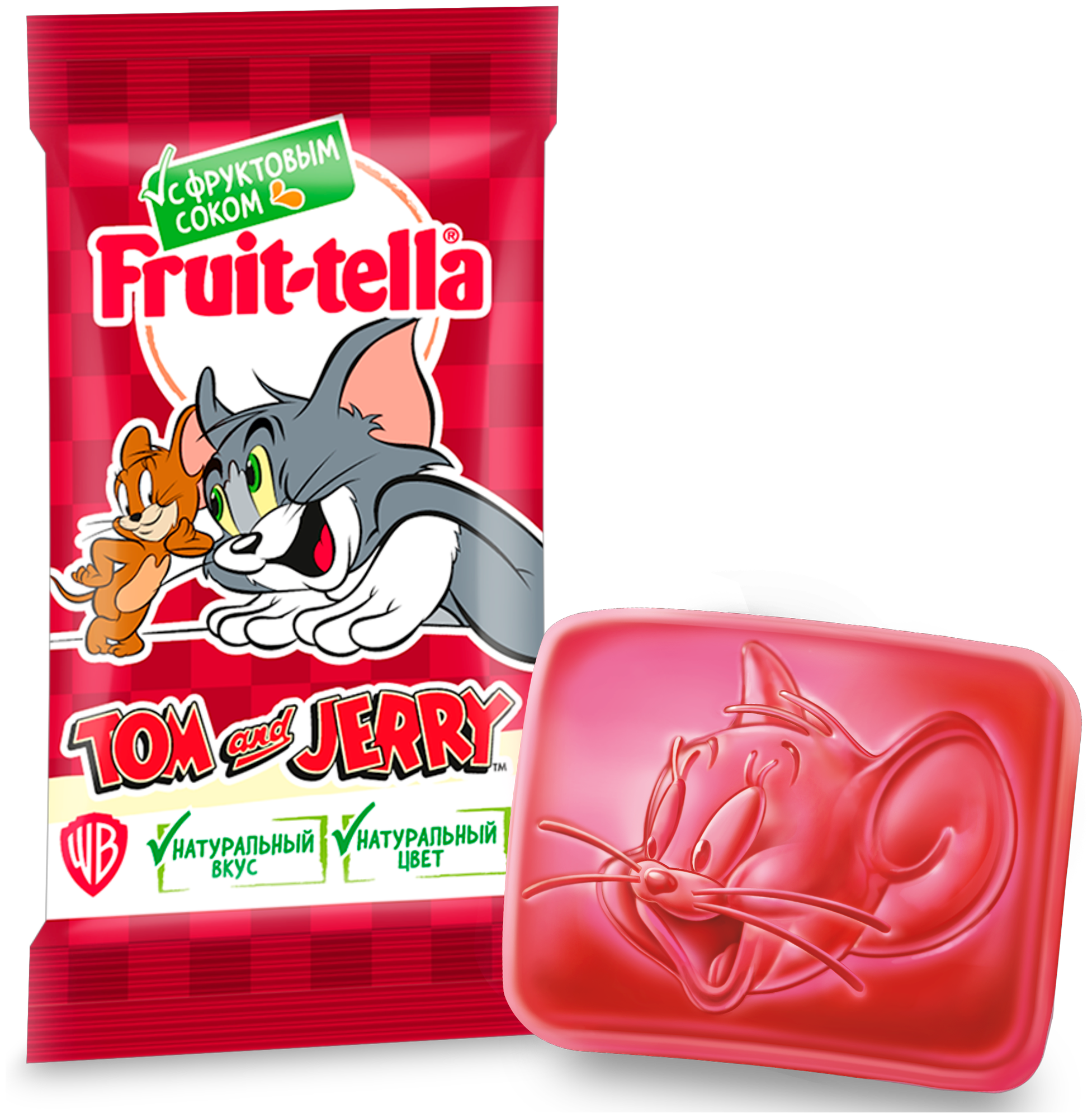 Мармелад жевательный Fruittella 2Д-Мини Tom&Jerry, 120 г - фотография № 6