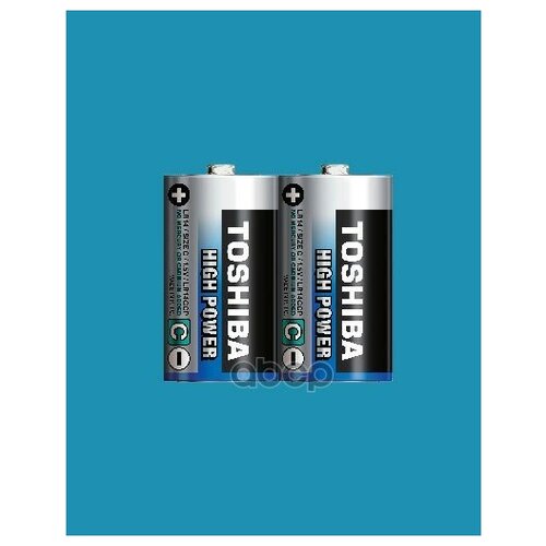 Батарейка TOSHIBA арт. LR14GCPSP2CN батарейка lr14 щелочная alkaline high power c 1 5v 2 шт спайка toshiba арт lr14gcpsp2cn