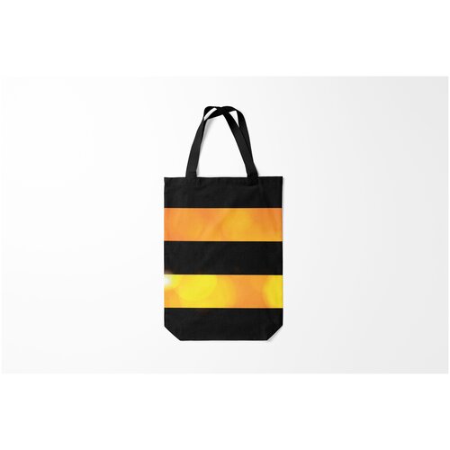 фото Сумка-шоппер / 31х42 см / праздники / 9 мая георгиевская лента burnettie