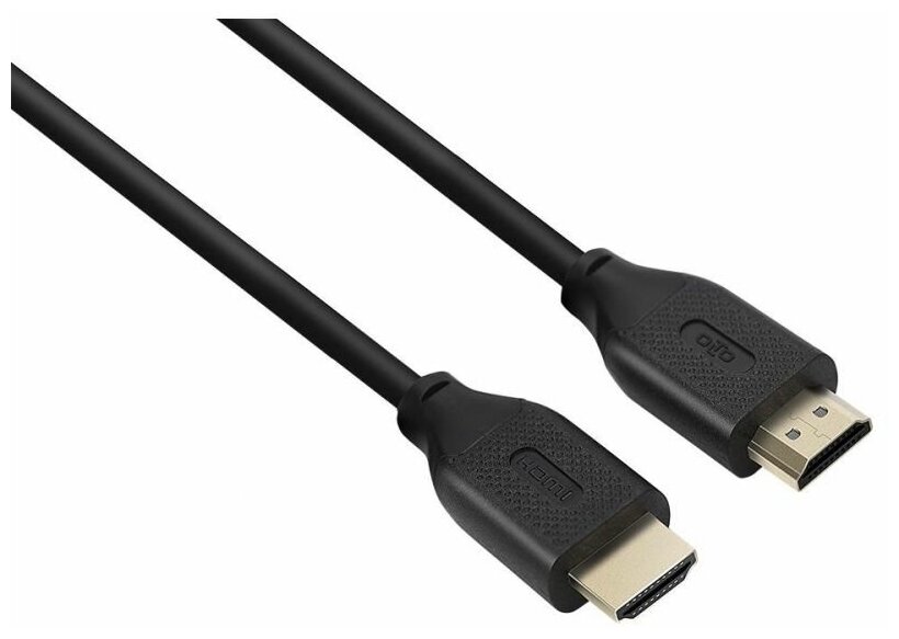 Кабель аудио-видео OLTO CHM-220 HDMI 2 м, черный
