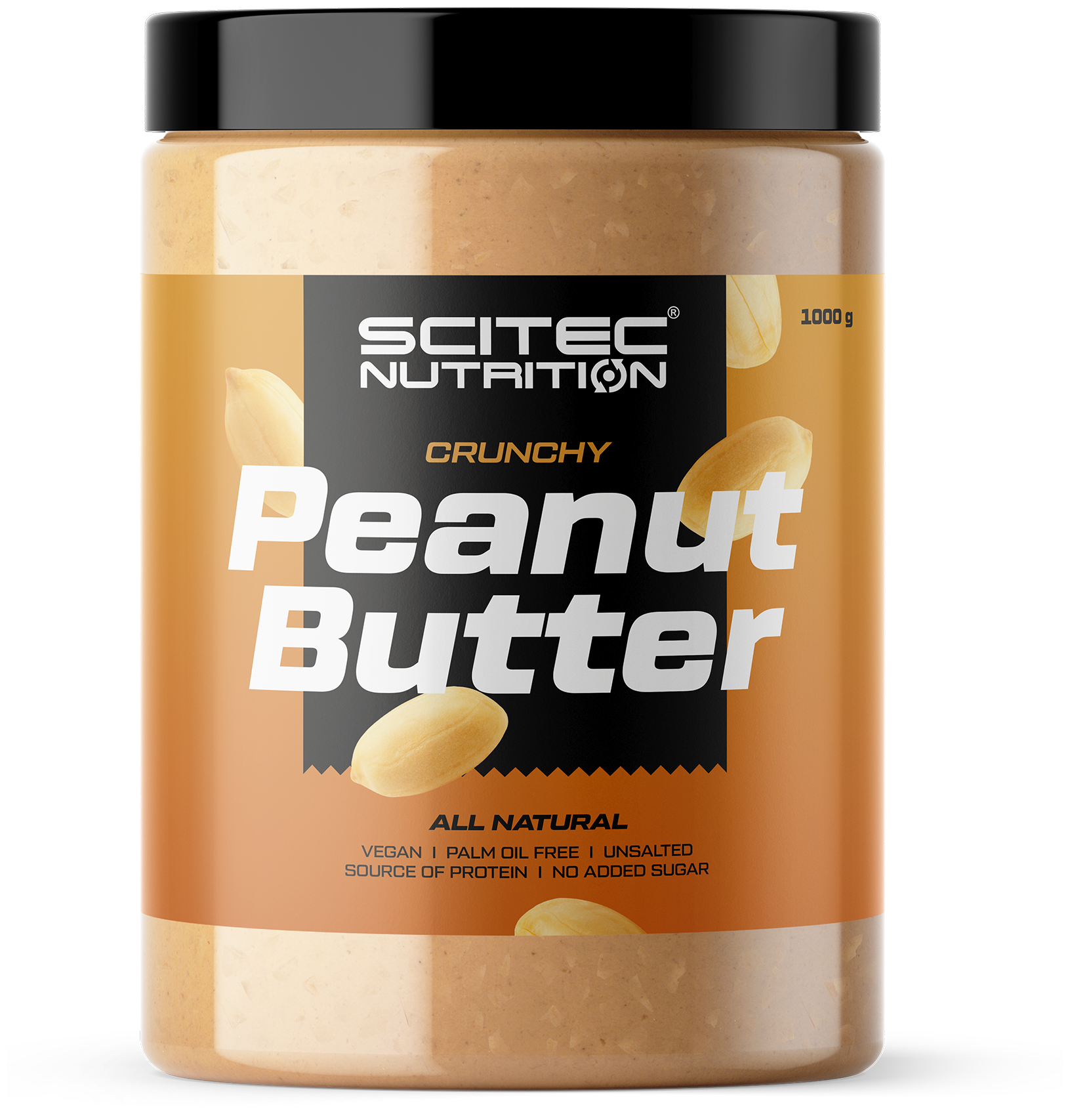 Арахисовая паста Scitec Nutrition PEANUT BUTTER 400гр Crunchy - фотография № 1