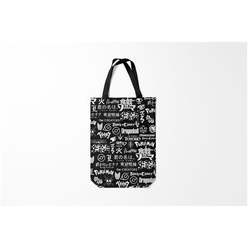 фото Сумка-шоппер / 31х42 см / аниме / лого мультфильмов burnettie