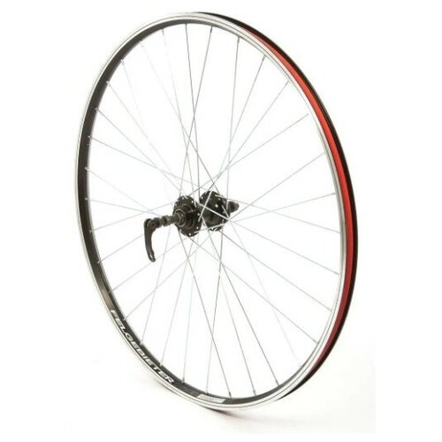 фото Колесо заднее 29 под трещотку и дисковый тормоз, втулка алюминий, пром.подшипник, гайки китай