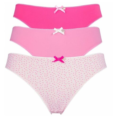фото Набор из 3 трусиков-слип olivia розовых оттенков pretty polly | розовый | s