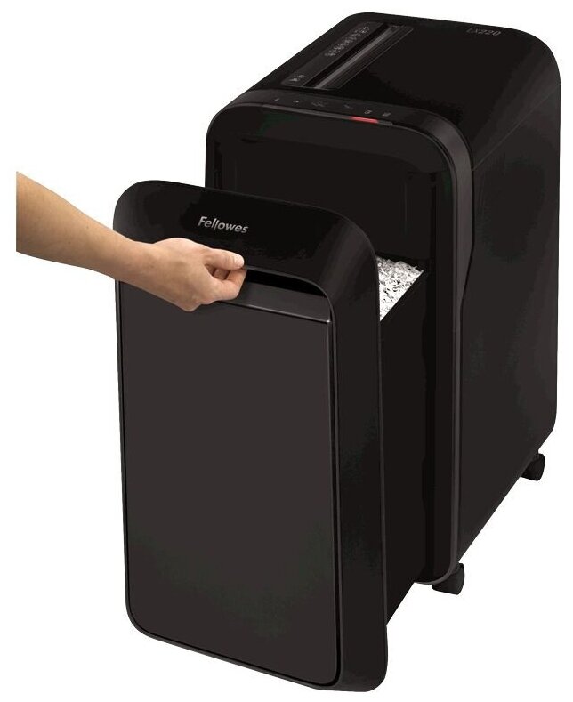 Уничтожитель бумаг FELLOWES PowerShred LX220, P-4, 4х12 мм, 20 лист. одновременно, 30л [fs-55026] - фото №3