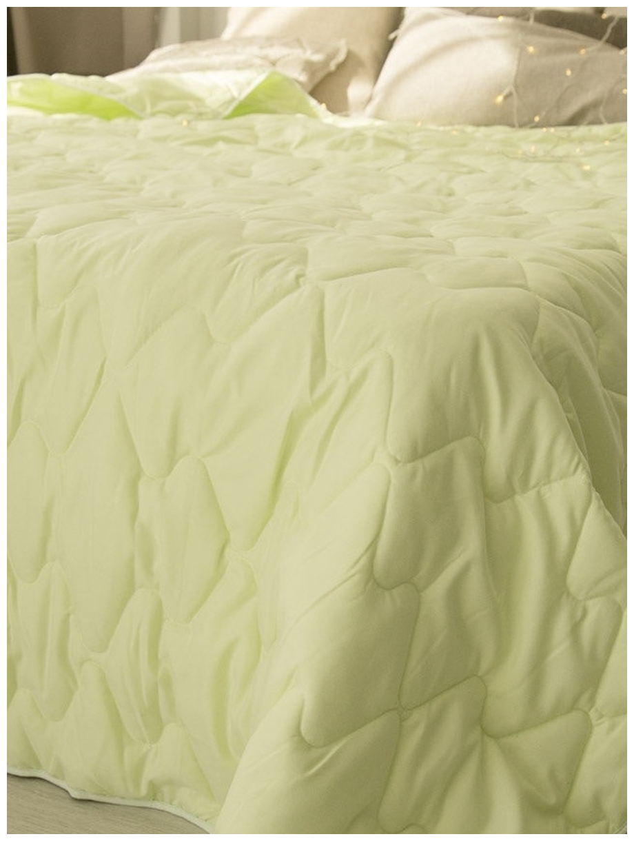 Одеяло стёганое «Бамбук», 175х200см, 2-х спальное, облегчённое 200гр/м2 - фотография № 3