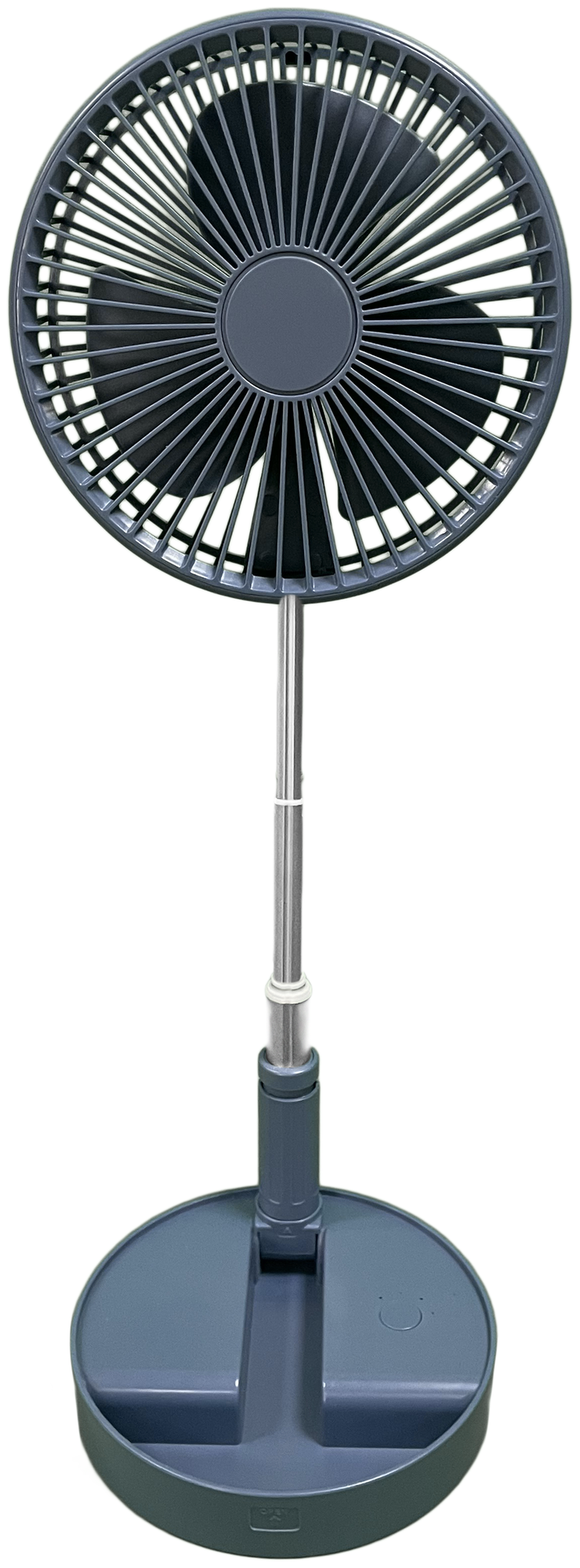 Вентилятор телескопический складной Haifisch (Синий) - фотография № 9