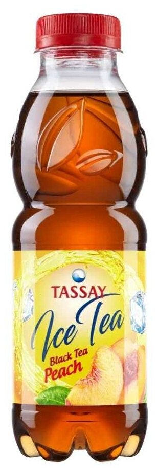 Черный чай Tassay Ice Tea со вкусом персика 0,5л - фотография № 2