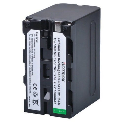 Аккумулятор Batmax NP-F960/F970 для Sony аккумуляторная батарея ёмкостью 6600 mah fotokvant np f960 f970