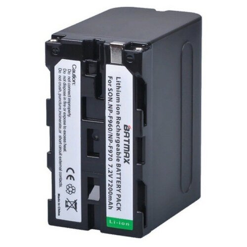 Аккумулятор Batmax NP-F960/F970 для Sony зарядное устройство np f960 dual charger 970 fm vbd1 на 2акб lcd