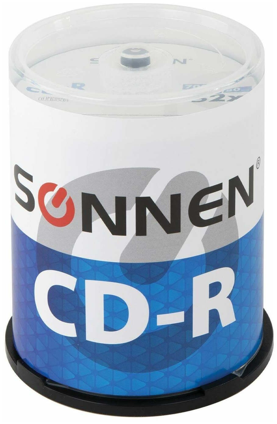 Диски CD-R SONNEN 700Mb 52x Cake Box комплект 50шт, 512570