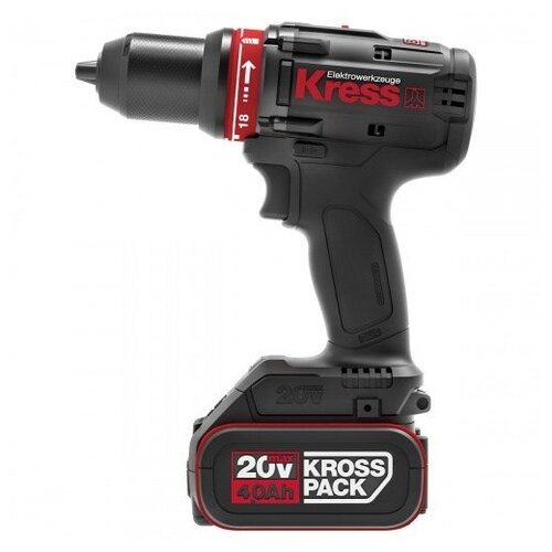 Дрель шуруповерт аккумуляторная бесщеточная KRESS KU212 20В 50Нм 2Ачх2 ЗУ Сумкакоробка 1679000₽