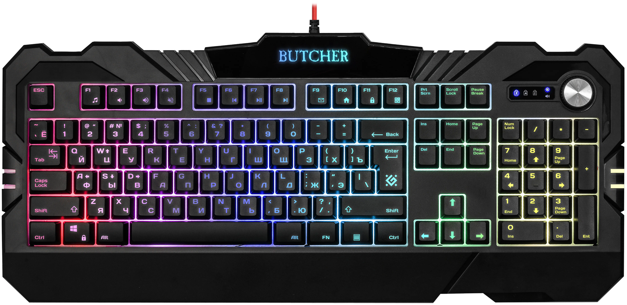 Клавиатура Defender Butcher GK-193DL, черный