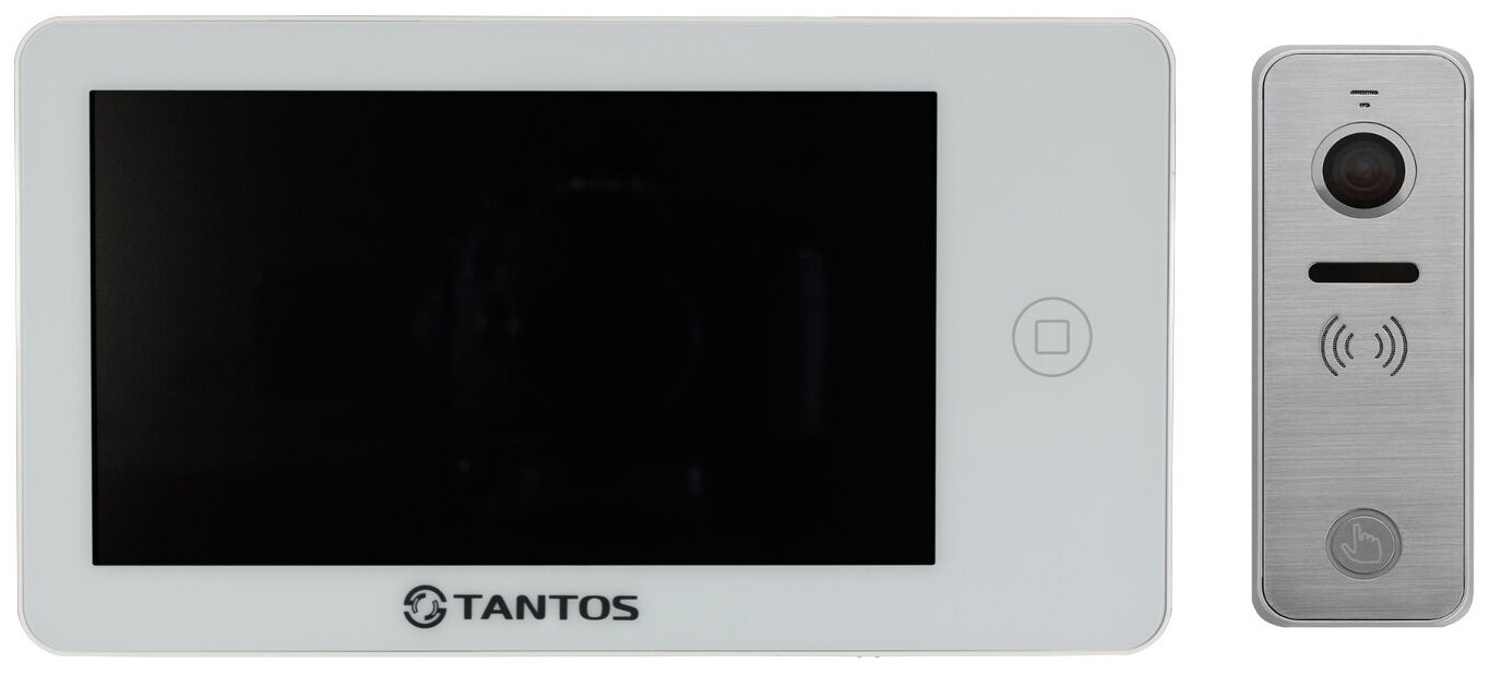 Tantos NEO (белый) HD и iPanel 2 HD + (Metal) (комплект многофункционального домофона HD 7")
