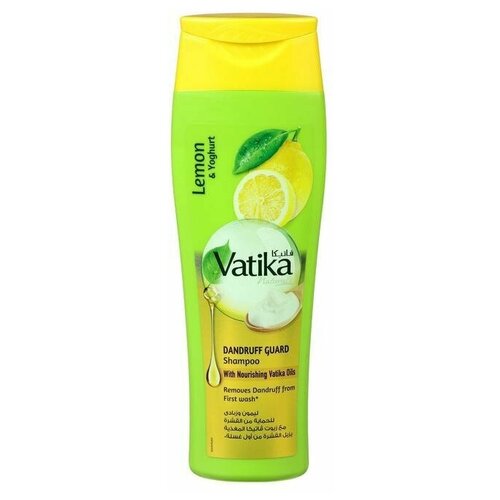 шампунь для волос сила и блеск dabur vatika 200мл Шампунь для волос Dabur Vatika Naturals Dandruff Guard, против перхоти, 200 мл