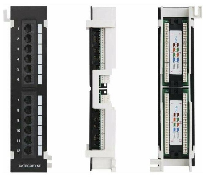 Патч-панель NETLAN EC-UWP-12-UD2 (EC-UWP-12-UD2)