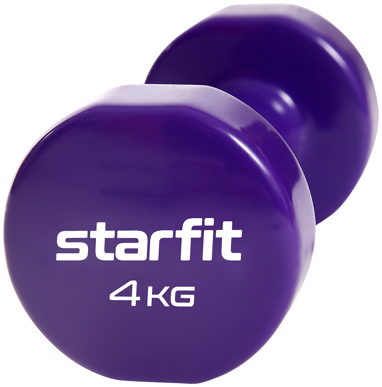 Гантель Starfit Core DB-101 1гант. 4.075кг винил. фиолетовый (УТ-00018826) - фото №10