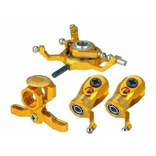 Алюминиевые узлы основного ротора Золотистый для Blade mCP X BL MCPXBLPWRG