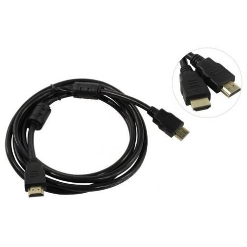 Кабель HDMI 2м 5bites APC-200-020F круглый черный кабель 5bites hdmi hdmi 2м 5bites apc 200 020f