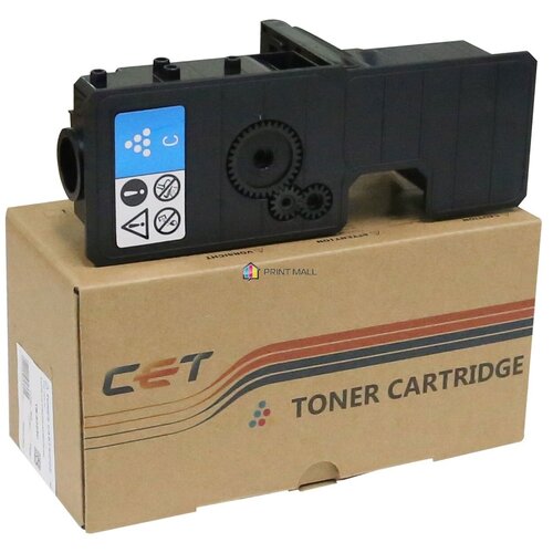 Тонер-картридж (PK208) TK-5230C для KYOCERA ECOSYS P5021cdn/M5521cdn (CET) Cyan, 33г, 2200 стр, CET8995C cet картриджи комплектом совместимые сет cet cet1937 3pk tk 1140hc черный 36k