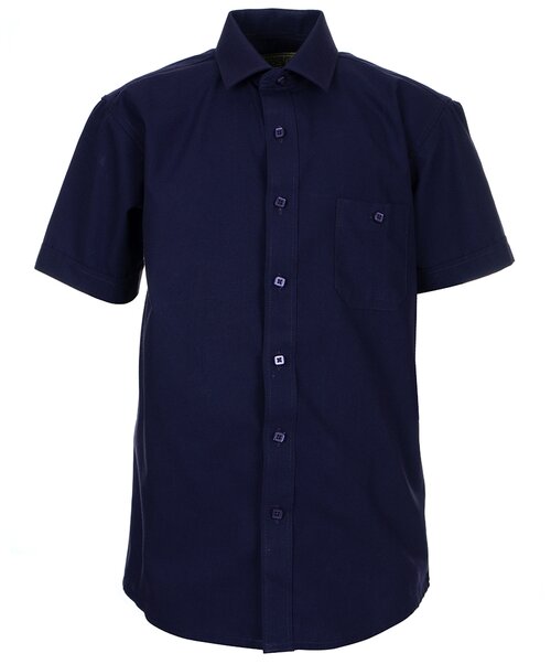 Школьная рубашка Tsarevich, размер 128-134, фиолетовый, синий