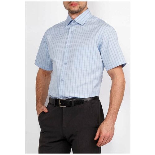 фото Рубашка greg, размер 174-184/39, голубой
