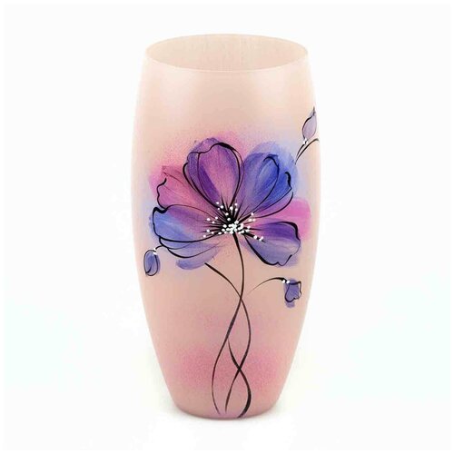 Ваза стеклянная декоративная Яркий штрих 7518/300/sh232