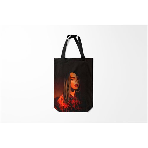 фото Сумка-шоппер / 31х42 см / разная музыка / billie eilish burnettie