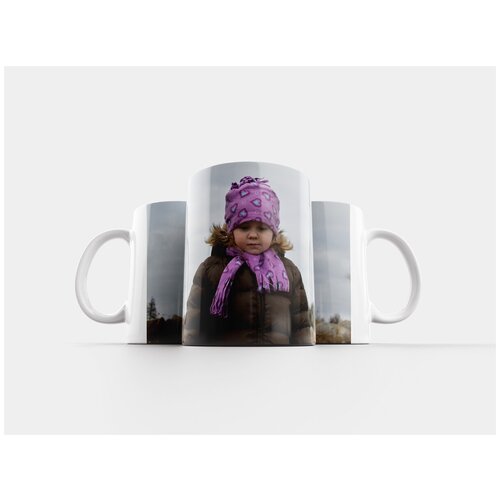 фото Кружка "девочка, ребенок, зима" 320 мл lotsprints