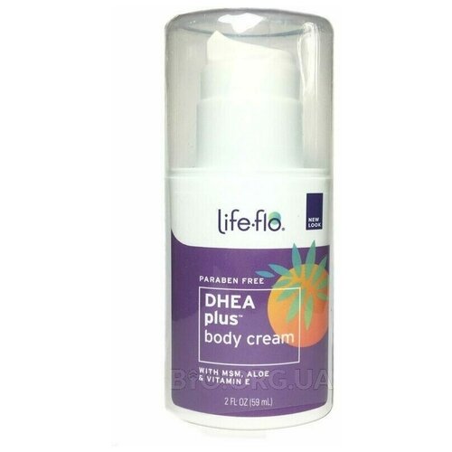 Life Flo DHEA plus body cream, дгэа крем Аромат апельсина 57 mg