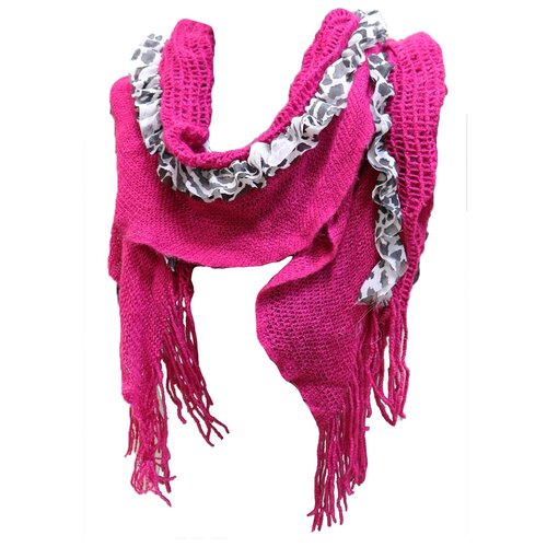 фото Шарф crystel eden,160х25 см, розовый