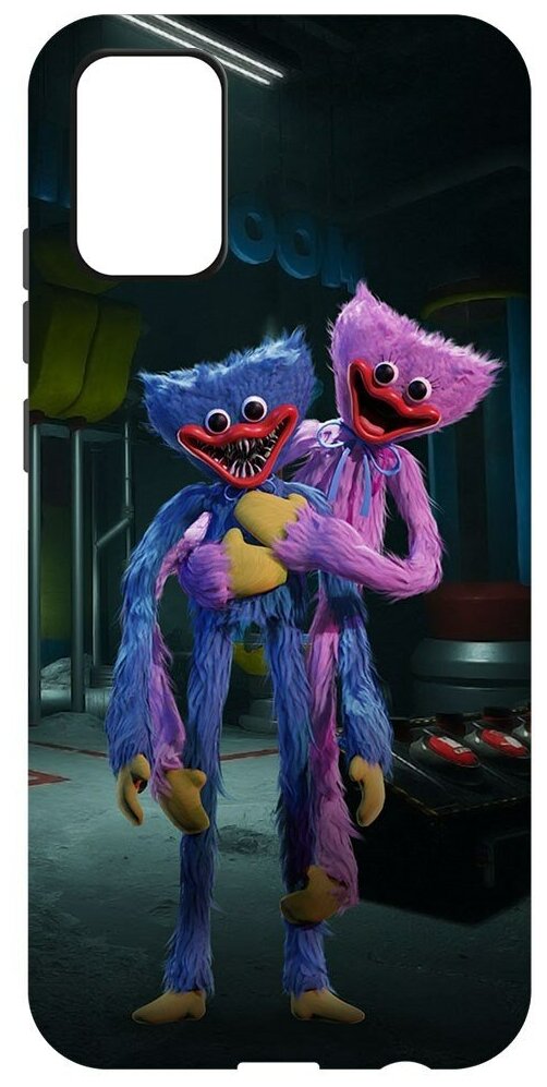 Чехол для телефона / накладка Krutoff Софт Кейс/ Хагги-Вагги/ Хаги Ваги и Киси Миси для Samsung Galaxy A02s (A025) черный