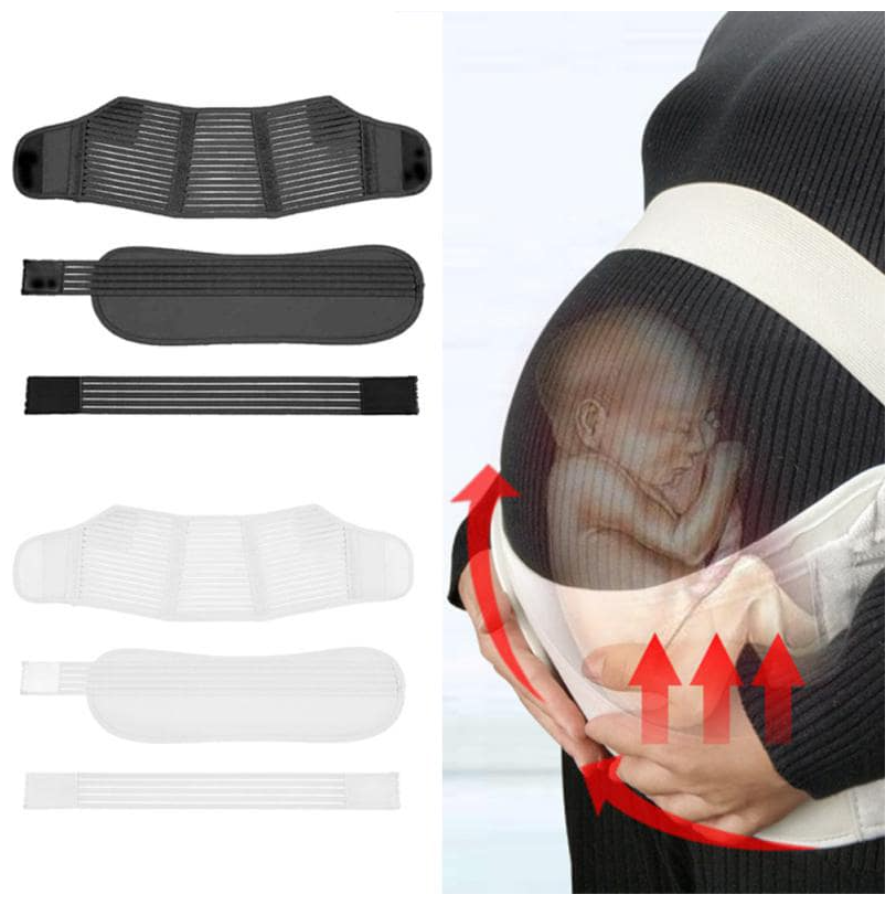Эластичный женский предродовой бандаж для беременных женщин и послеродовой пояс для поддержки 3 в 1, бежевый XXL